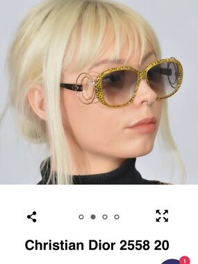 1980’s Christian Dior 2558 vintage sunglasses in pristine condition
